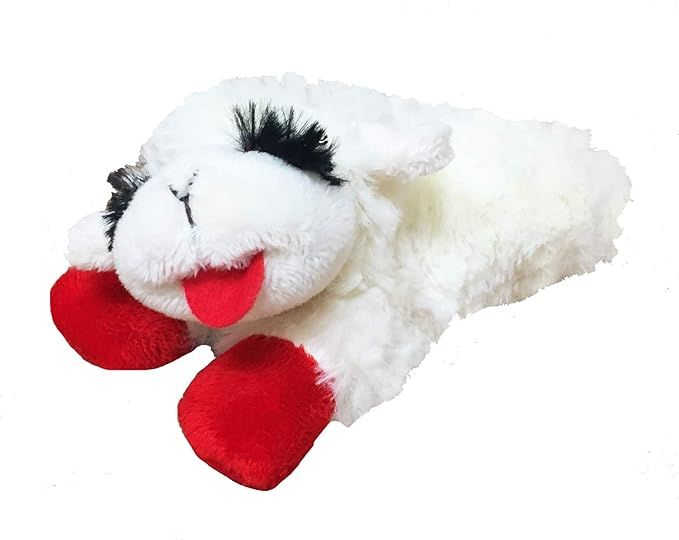 Multipet INTERNATIONAL 843140 Lambchop Plush Squeak Toy Mini for Pets, 6-Inch, White, small | Amazon (US)