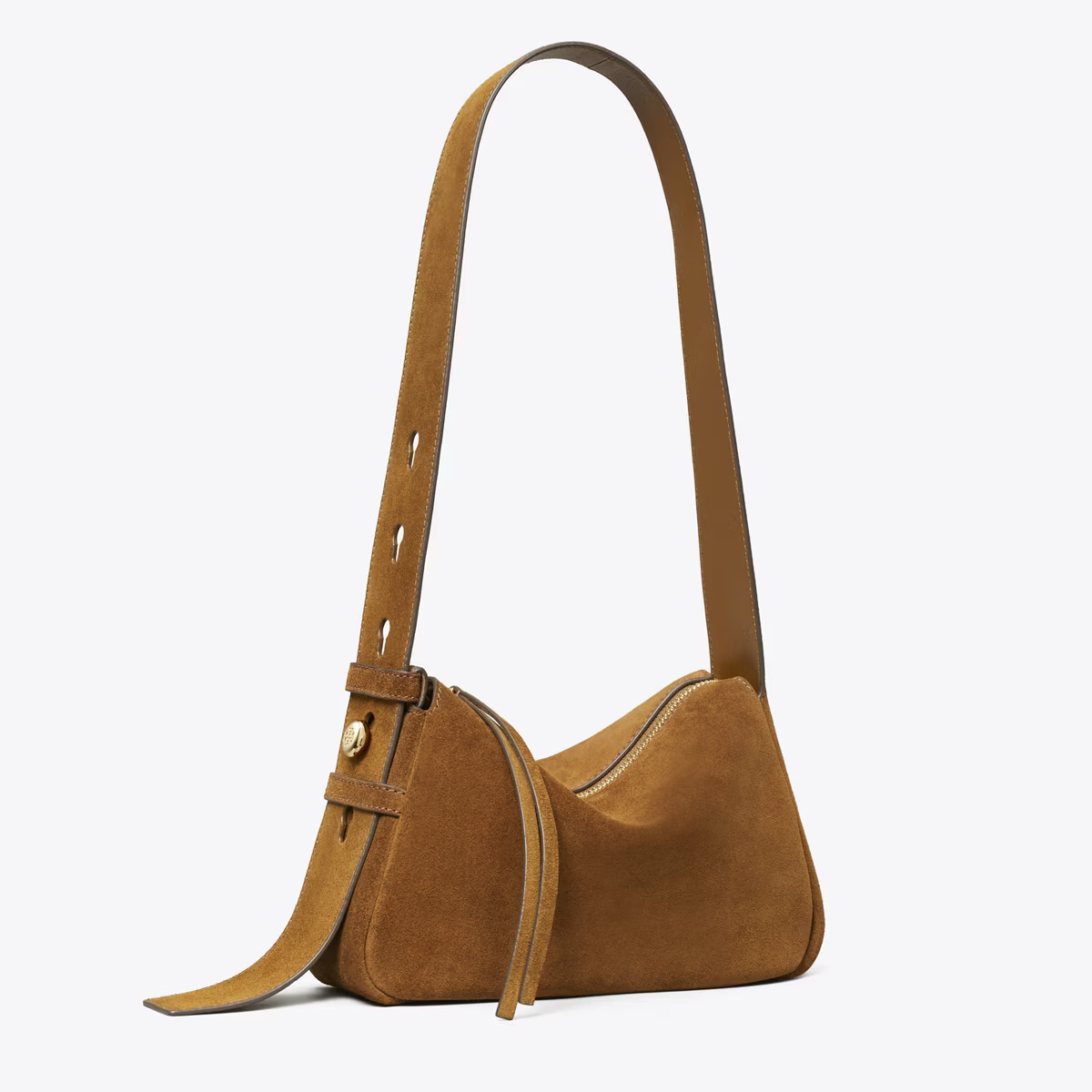 SMALL ROMY SUEDE SHOULDER BAG | Tory Burch (US)