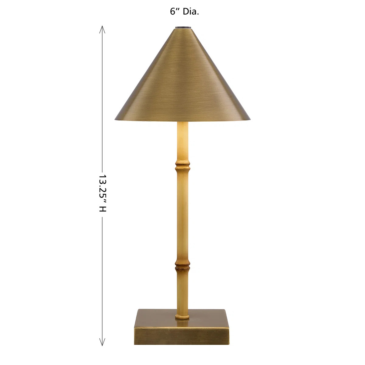 Mae 1-Light Portable Rechargeable LED Table Lamp | Wayfair North America