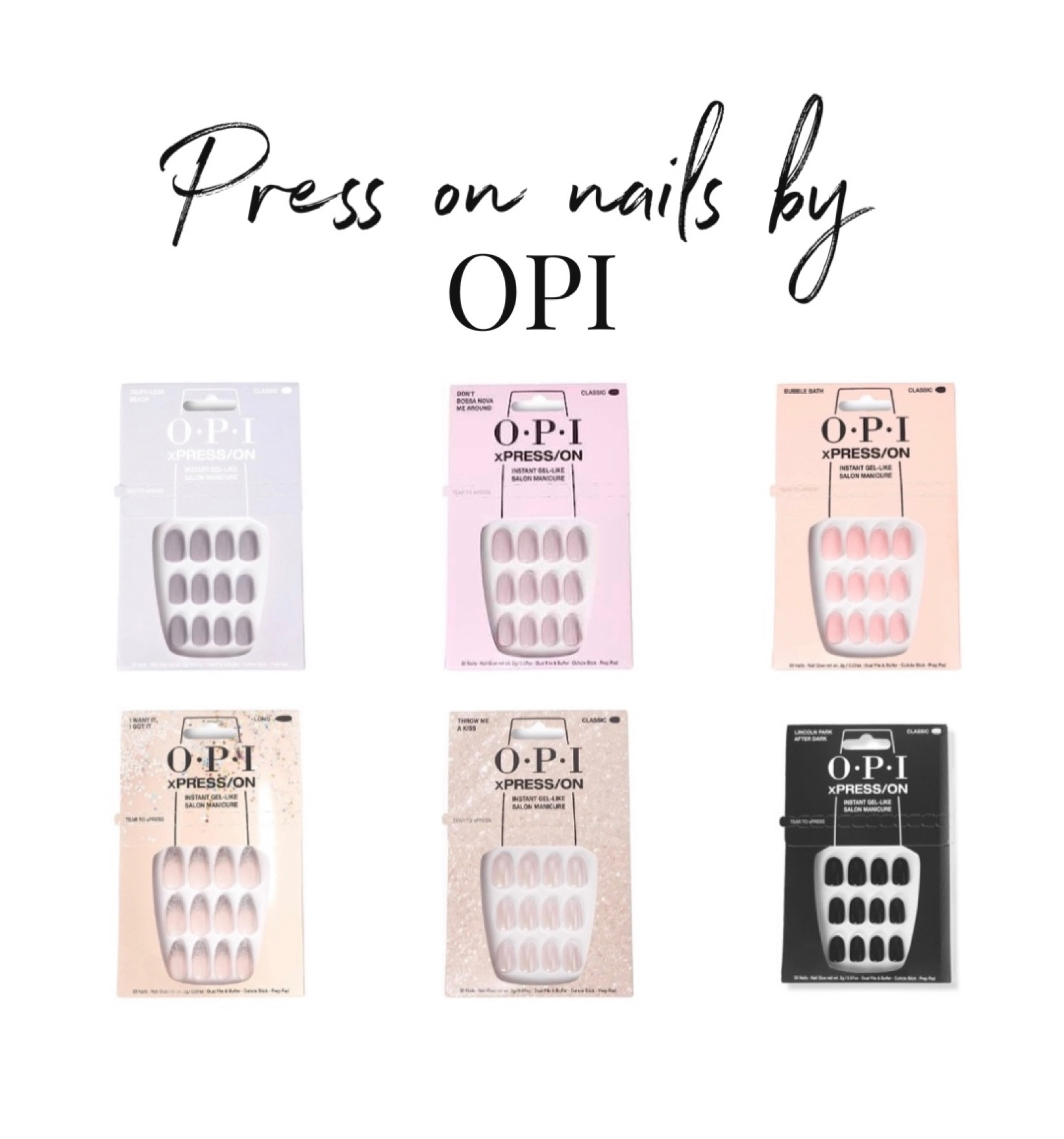 OPI Xpress on short round nails for every occasion!! 🤍🩶

#LTKstyletip #LTKbeauty #LTKBacktoSchool