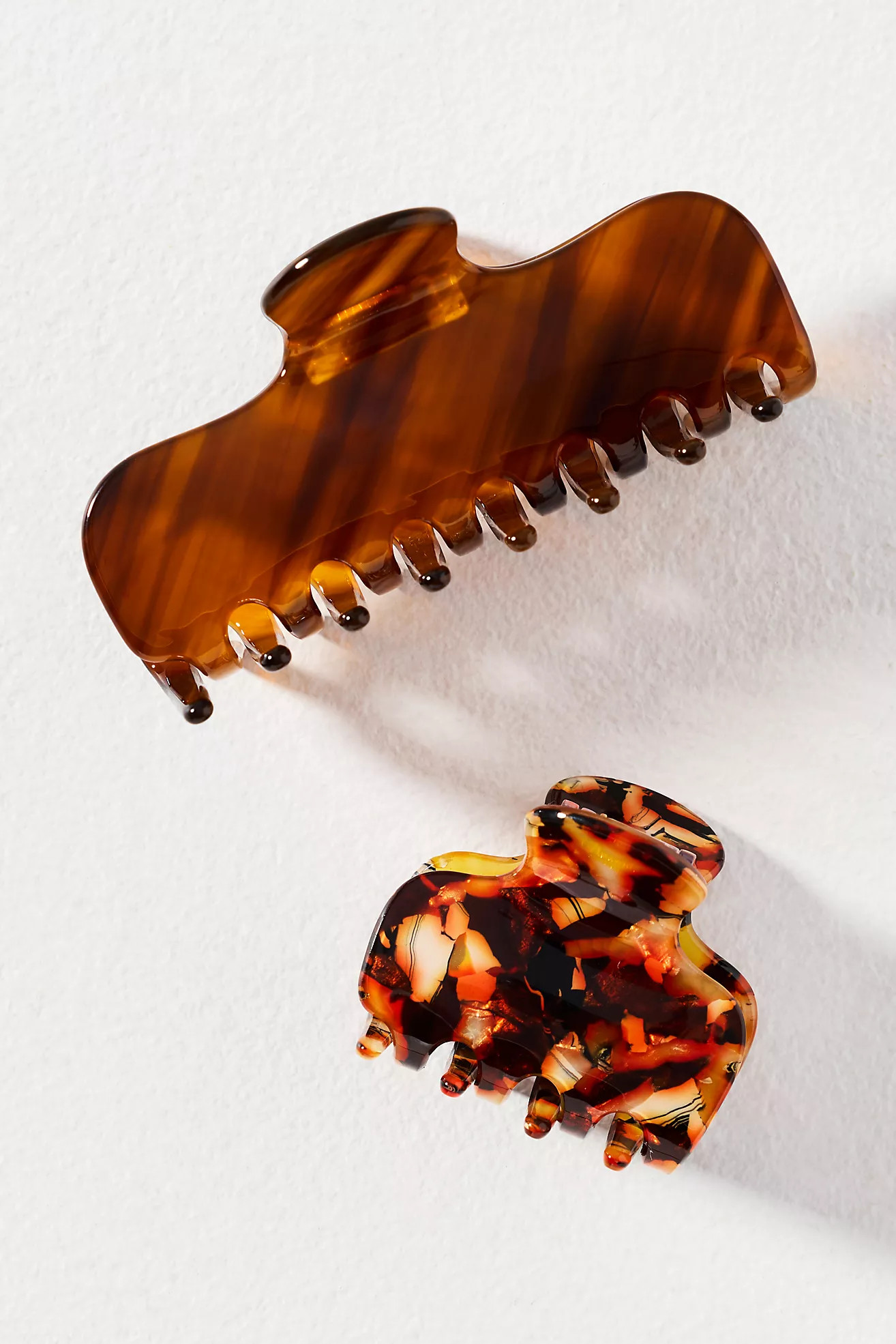Tortoiseshell Hair Claws, Set of 2 | Anthropologie (US)