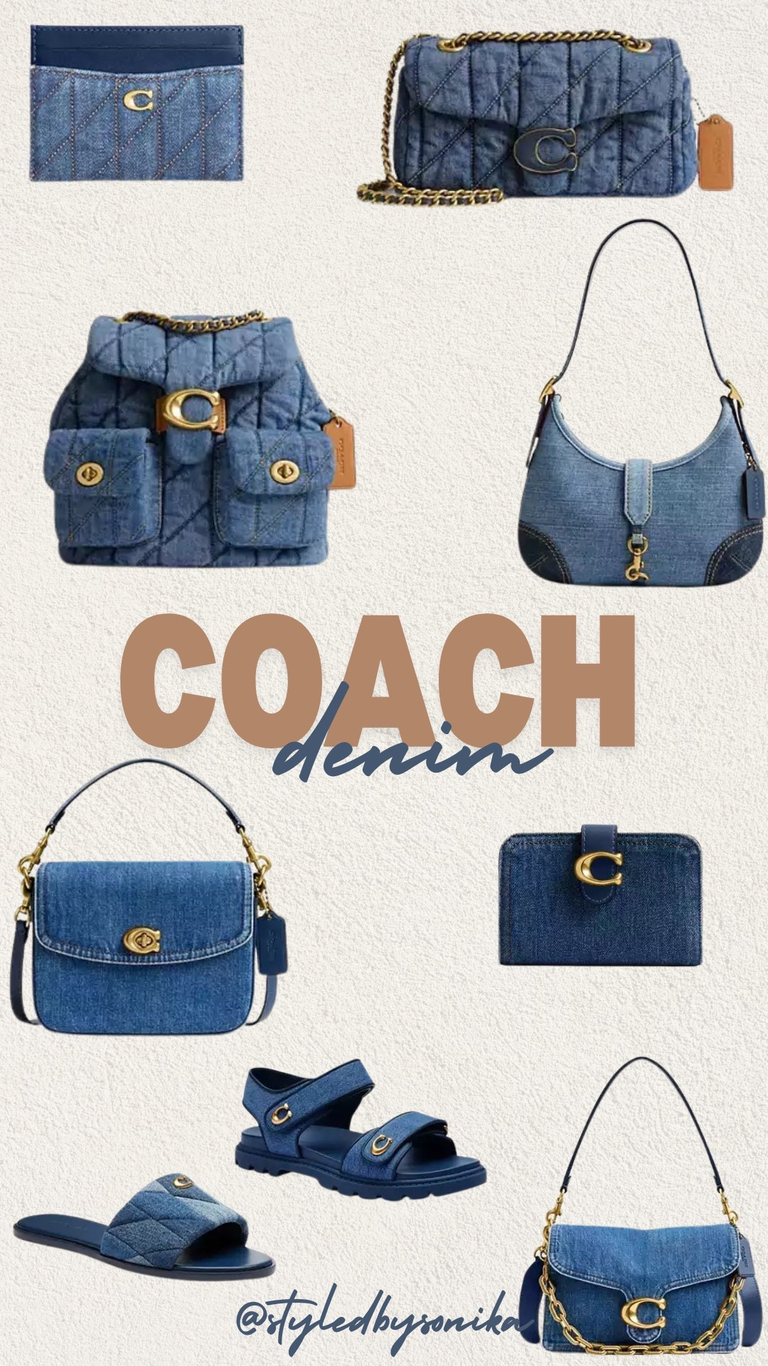 Coach bags
Denim bags
Summer spring handbag 

#LTKFindsUnder100 #LTKItBag #LTKSaleAlert