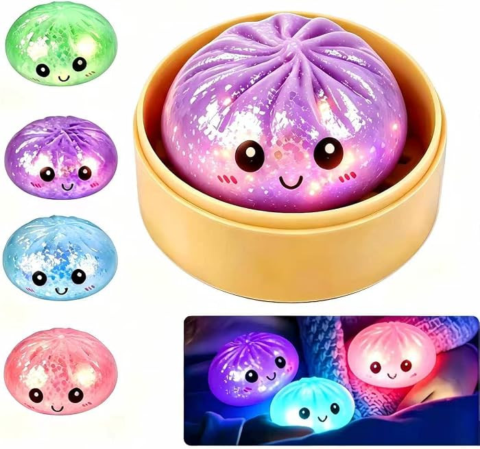Dumpling Glowing Mystery Box,Dumplings Squishy\uff0cSensory Stress Ball Squeeze Toys for Stress R... | Amazon (US)