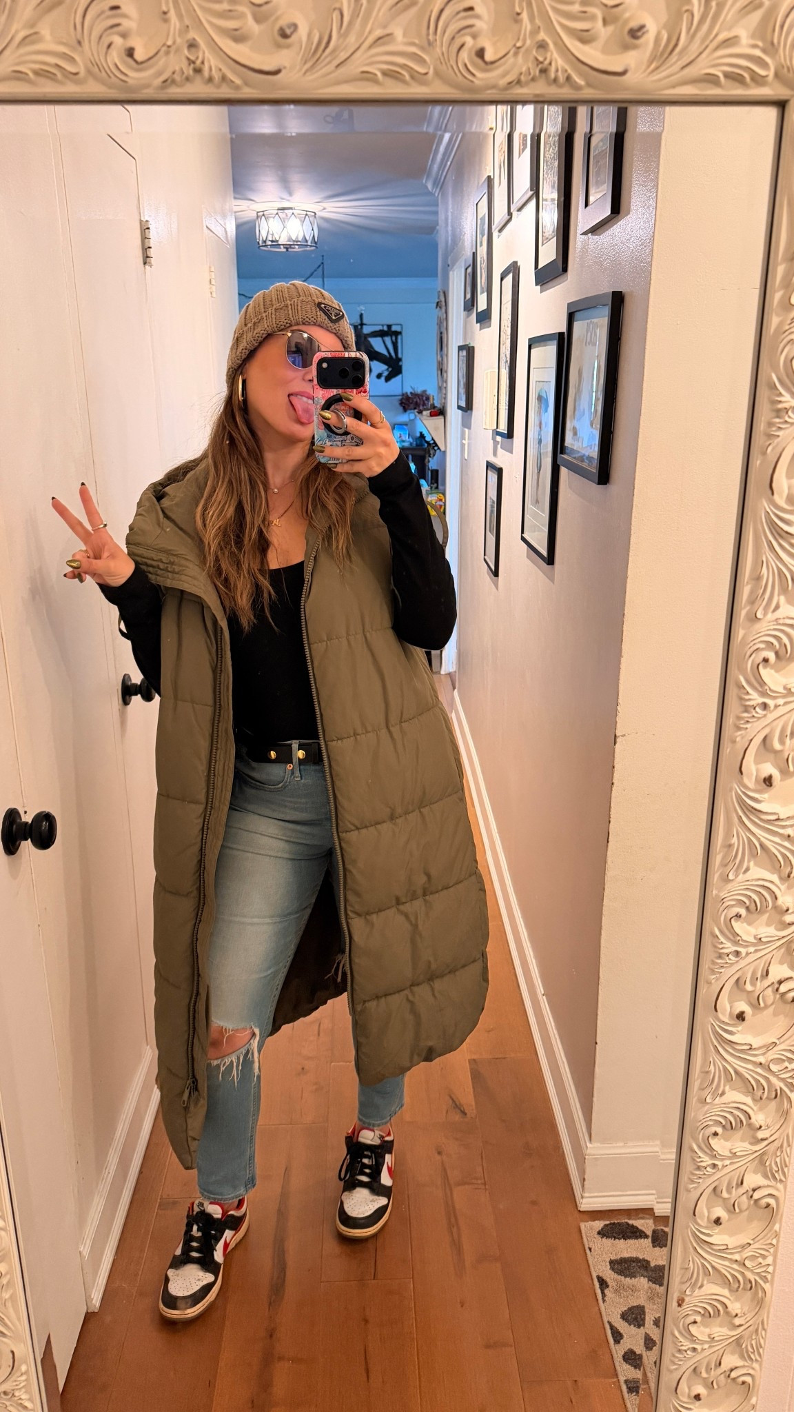 Fall outfit with oversized vest, bodysuit, nike dunk sneakers and the best jeans from gap. Linking everything here. Vest and bodysuit on sale. 



#LTKFindsUnder50 #LTKSaleAlert #LTKMidsize