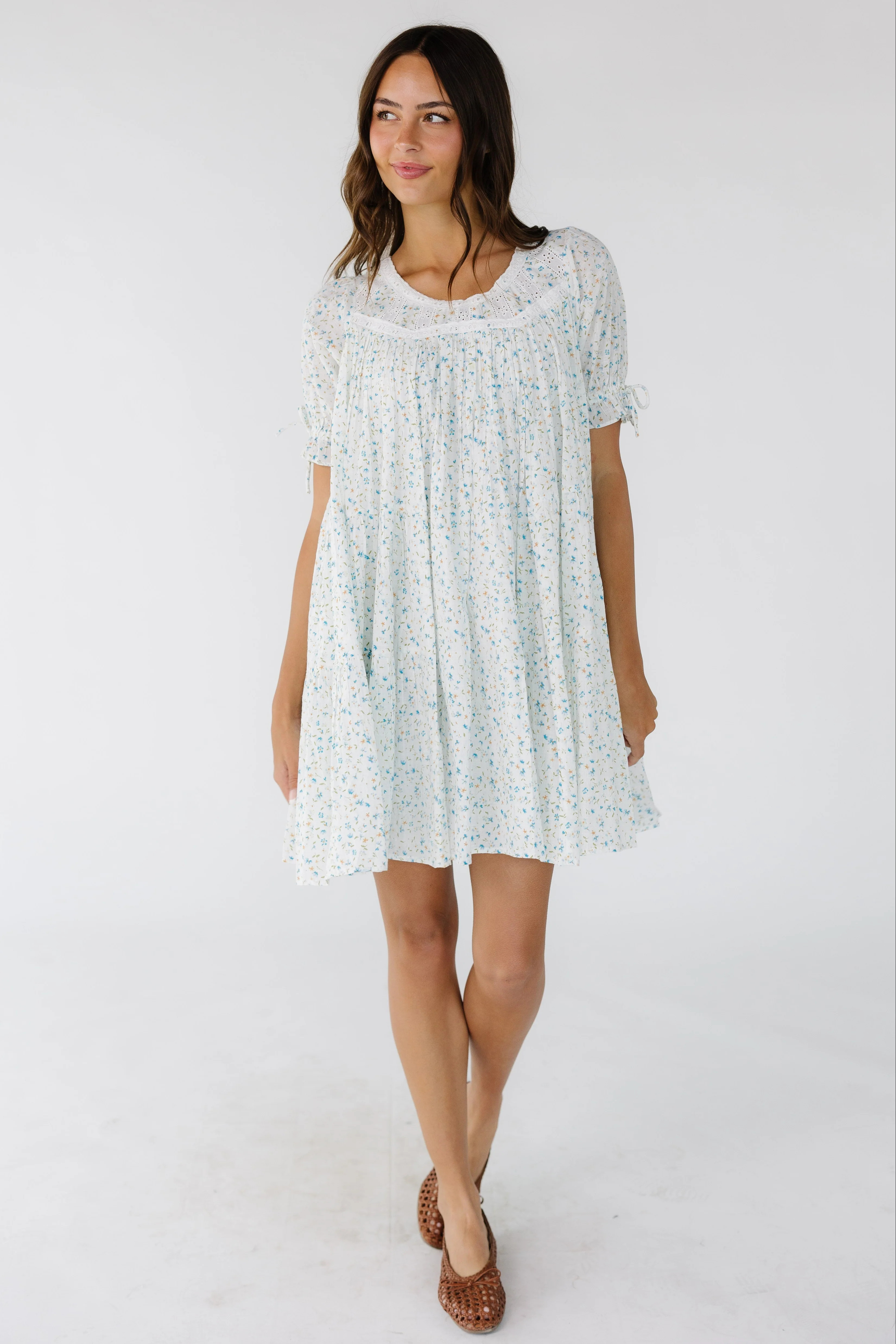 Citrus Take Me Out Knee Dress - Floral Print | Called To Surf