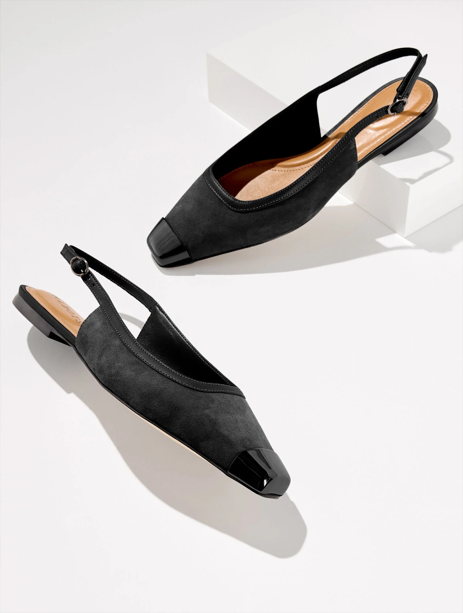 Whitley Suede Slingback Flats | Talbots