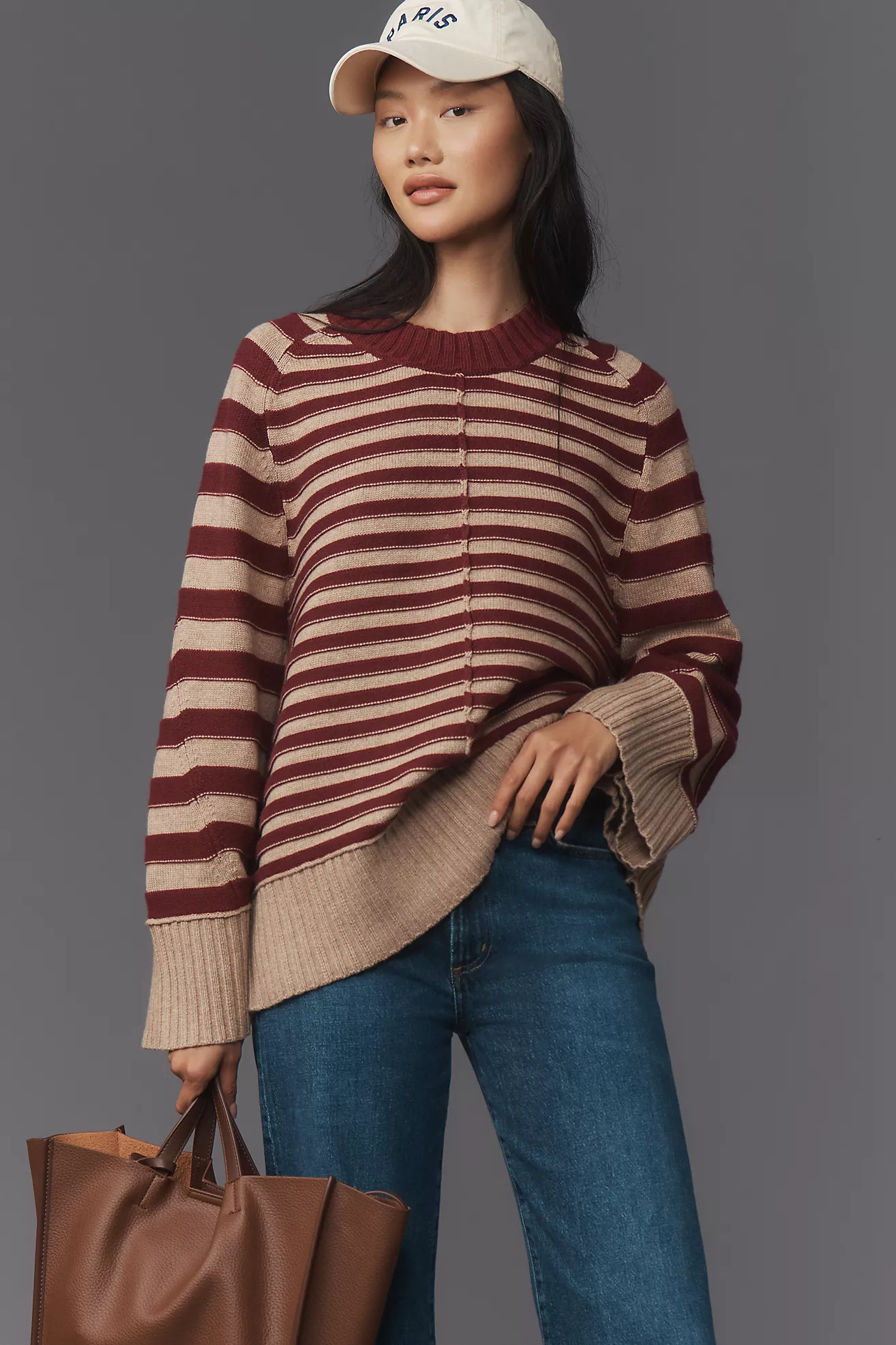 The Chandler Crew-Neck Relaxed Pullover Sweater | Anthropologie (US)