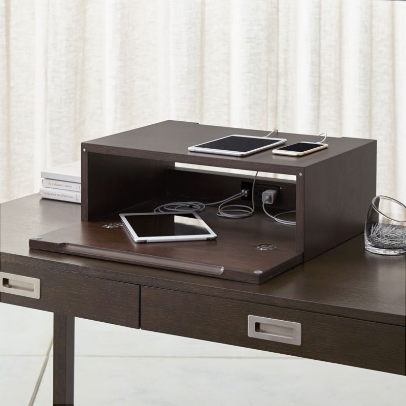 Aspect Coffee Charging Station with Power | Crate & Barrel