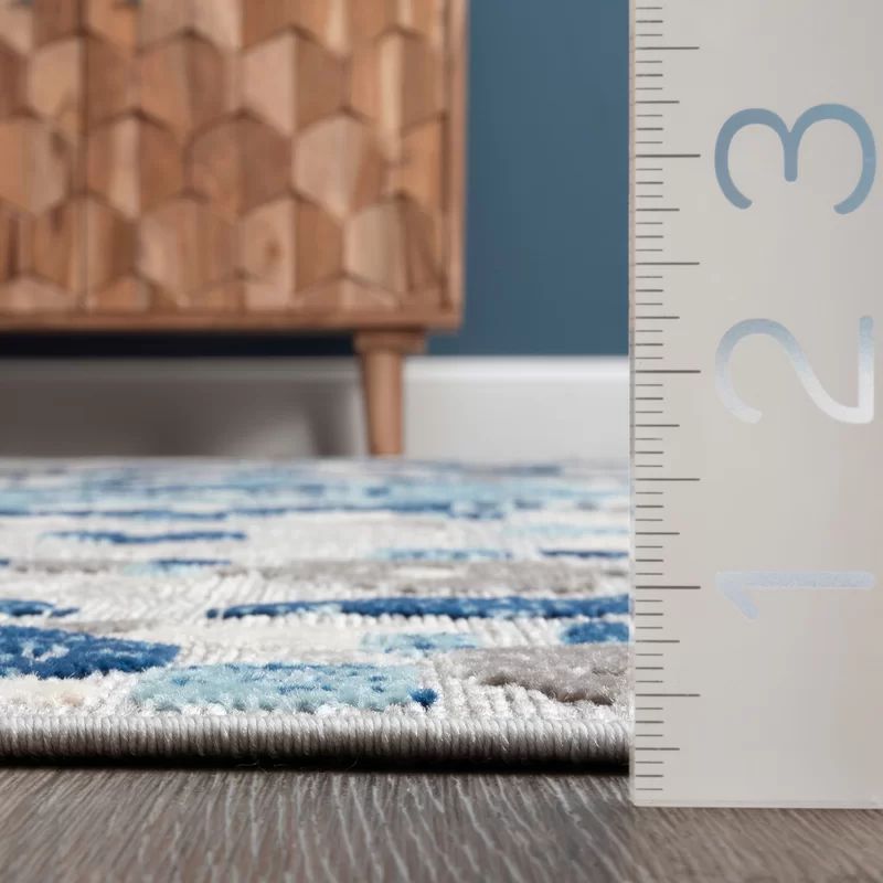 Jana Blue Indoor/Outdoor Area Rug | Wayfair North America