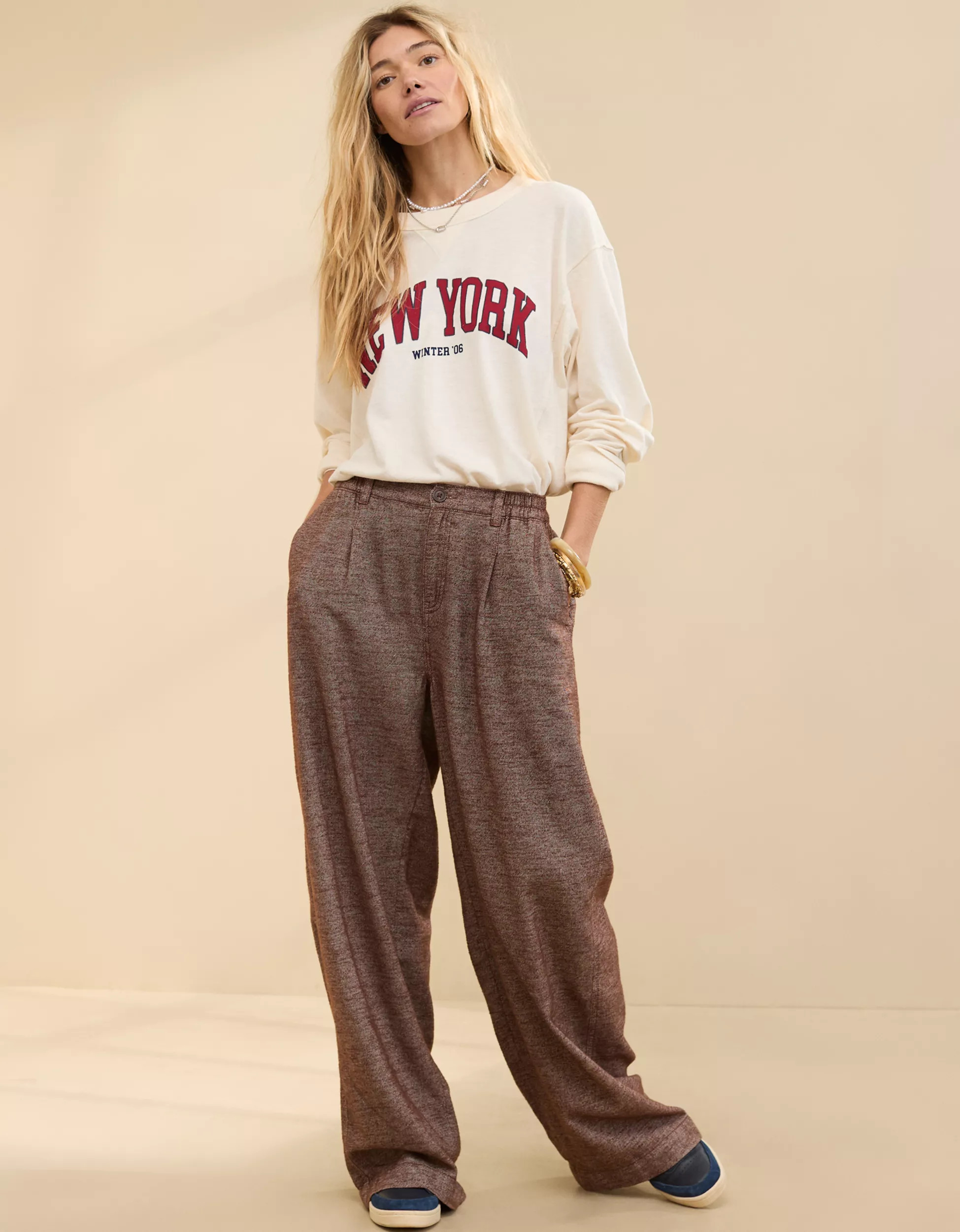 Aerie Anytime High Waisted Trouser | American Eagle Outfitters (US & CA)