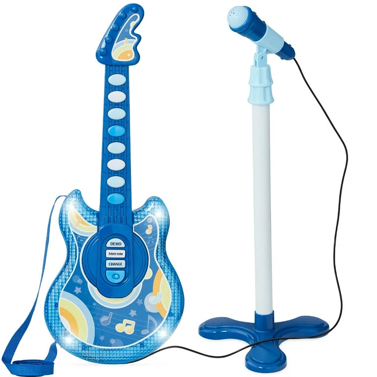 Best Choice Products 19in Kids Flash Guitar, Pretend Play Musical Instrument Toy for Toddlers w/ ... | Walmart (US)