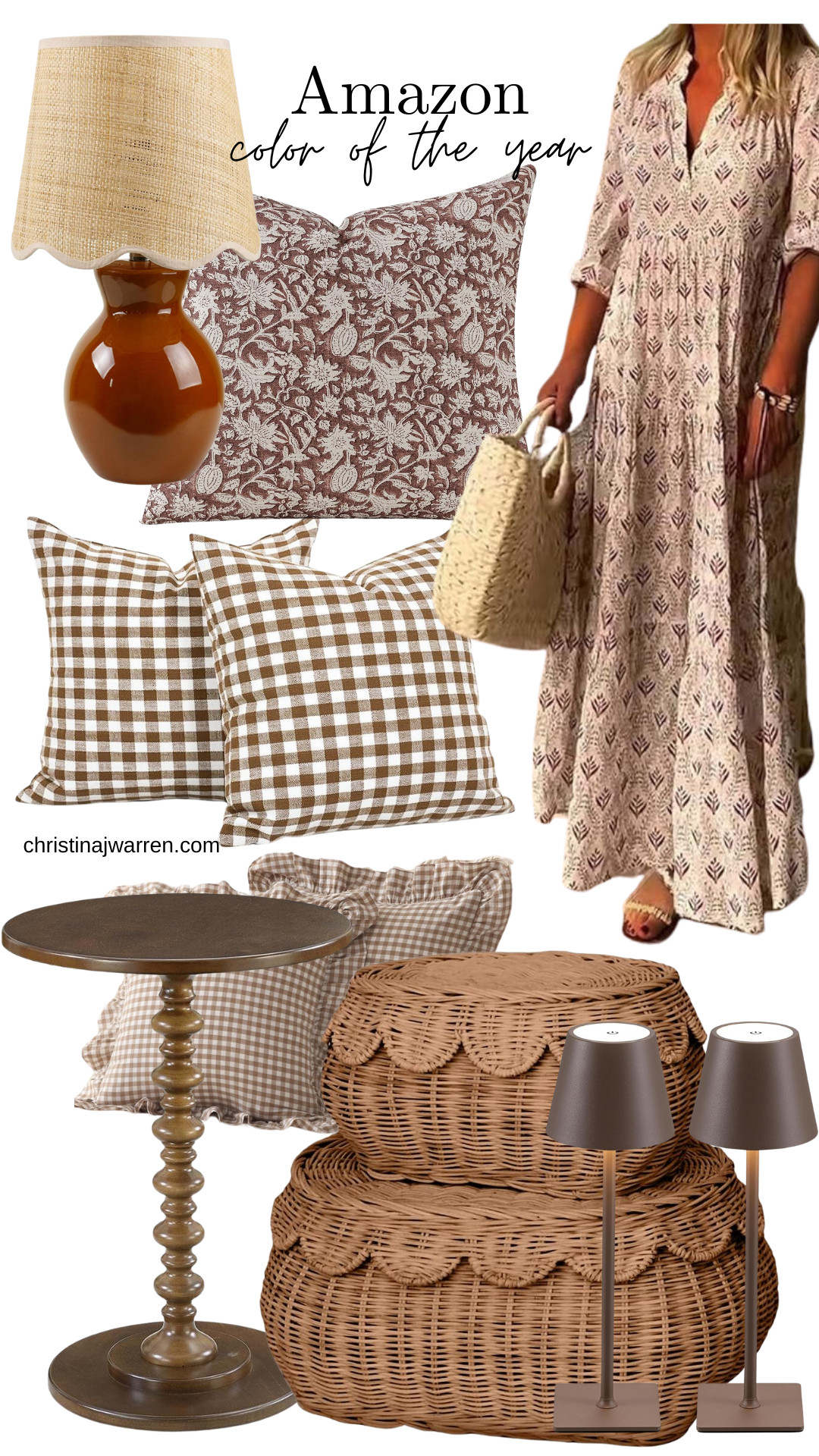 Color of the year: Mocha. Brown/Mocha Amazon home decor. Grandmillennial, cottagecore, granny chic, coastal, modern organic home decor. 

 

#LTKHome