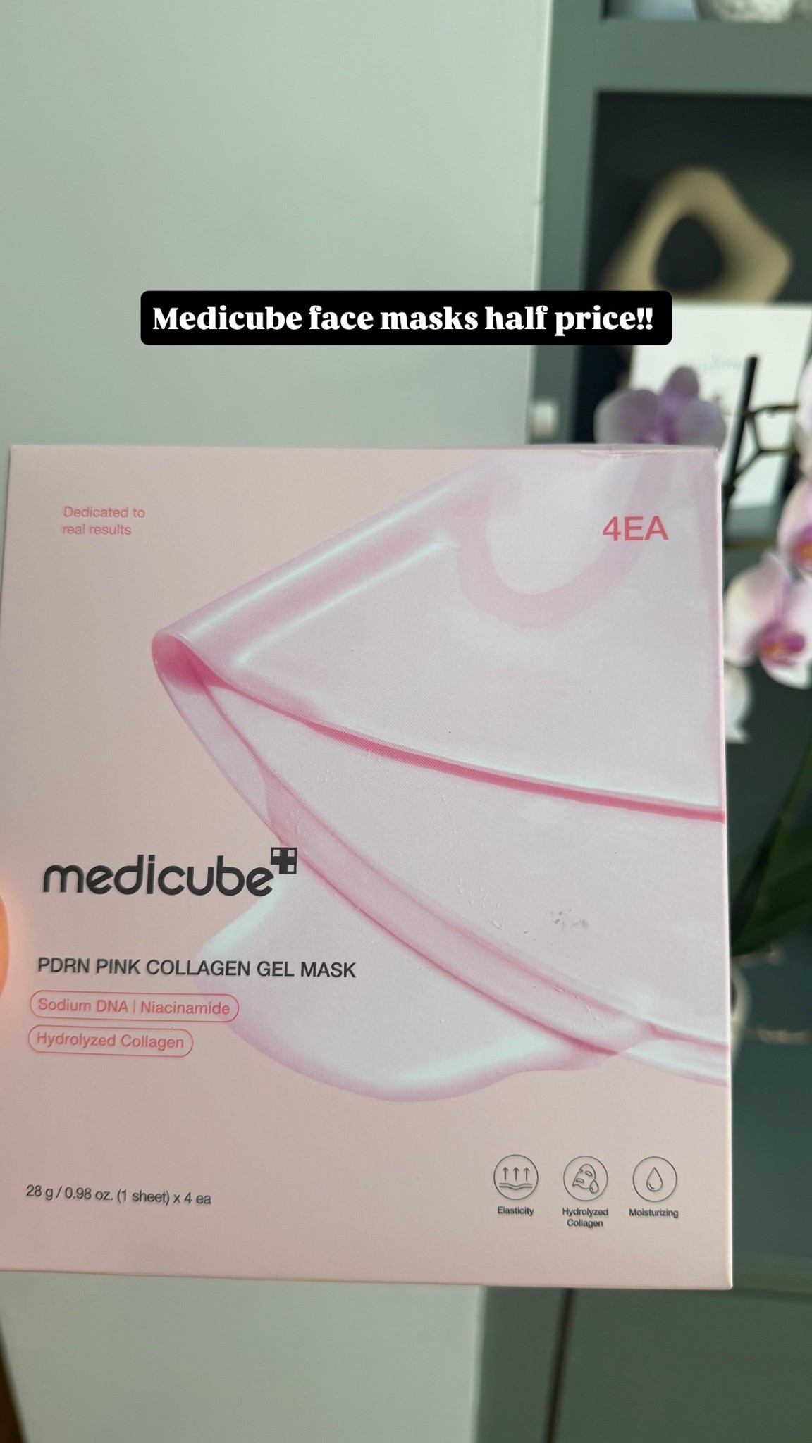 Medicube face masks half price!