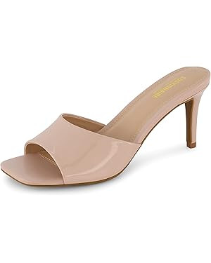 CUSHIONAIRE Women's Evie One Band Dress Sandal | Amazon (US)