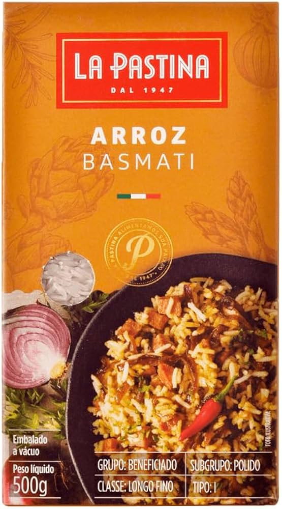 Arroz Basmati La Pastina 500 Gr | Amazon (BR)