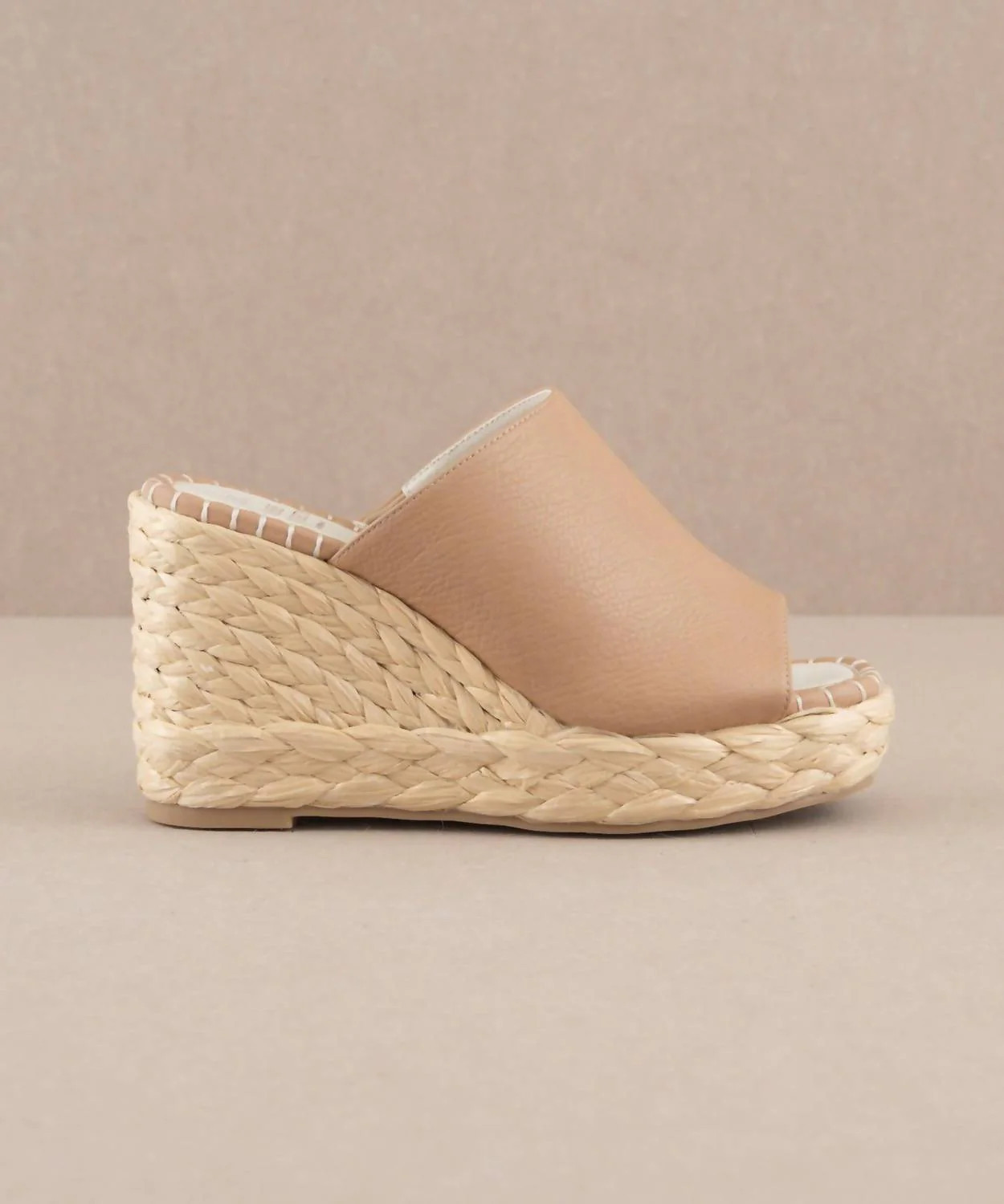 Espadrille Wedge In Brown | Shop Simon