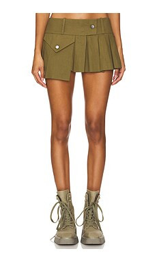 NIIHAI The Overpacker Skirt in Khaki from Revolve.com | Revolve Clothing (Global)