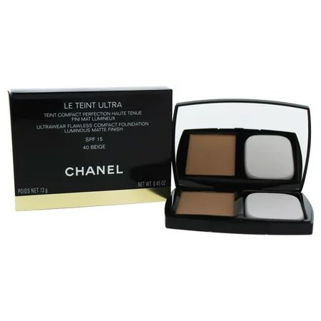 Chanel Le Teint Ultra Tenue Compact Foundation SPF 15 - 40 Beige 0.45 oz Foundation | Walmart (US)