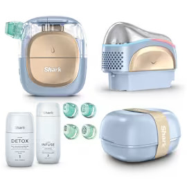 Shark FacialPro Glow Glow-Boosting At-Home Facial System - Spa Blue | Shark Face | Shark Clean