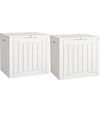 YITAHOME 31 Gallon Deck Boxes Set of 2 | Amazon (US)