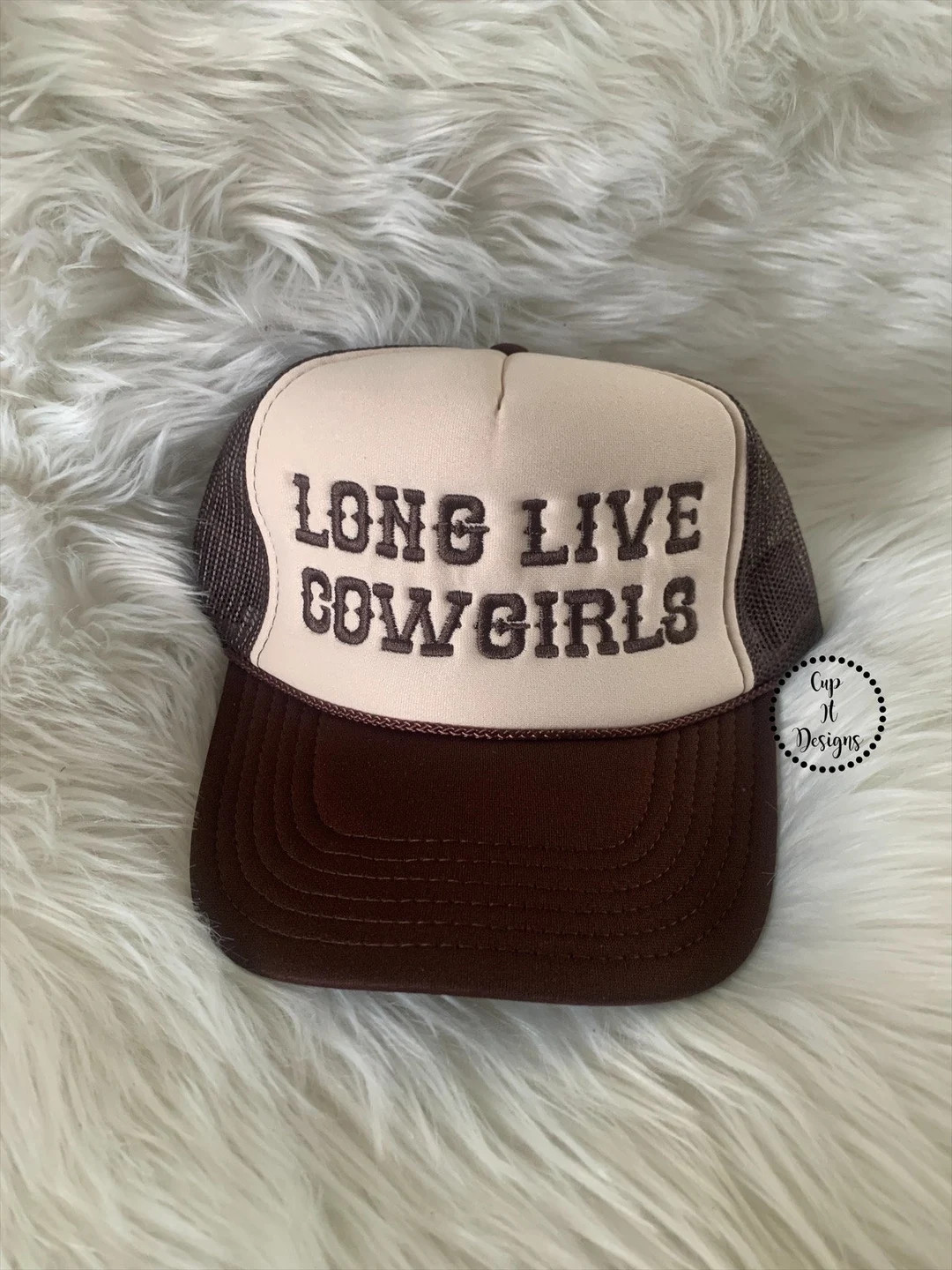 Embroidery Long Live Cowgirls Hat | Embroidered Hat | Tan/brown Hat | Etsy (US)