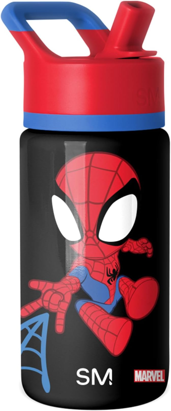 Simple Modern Kids Summit Water Bottle with Straw Lid | Marvel Spider Man 14oz Stainless Steel Cu... | Amazon (US)