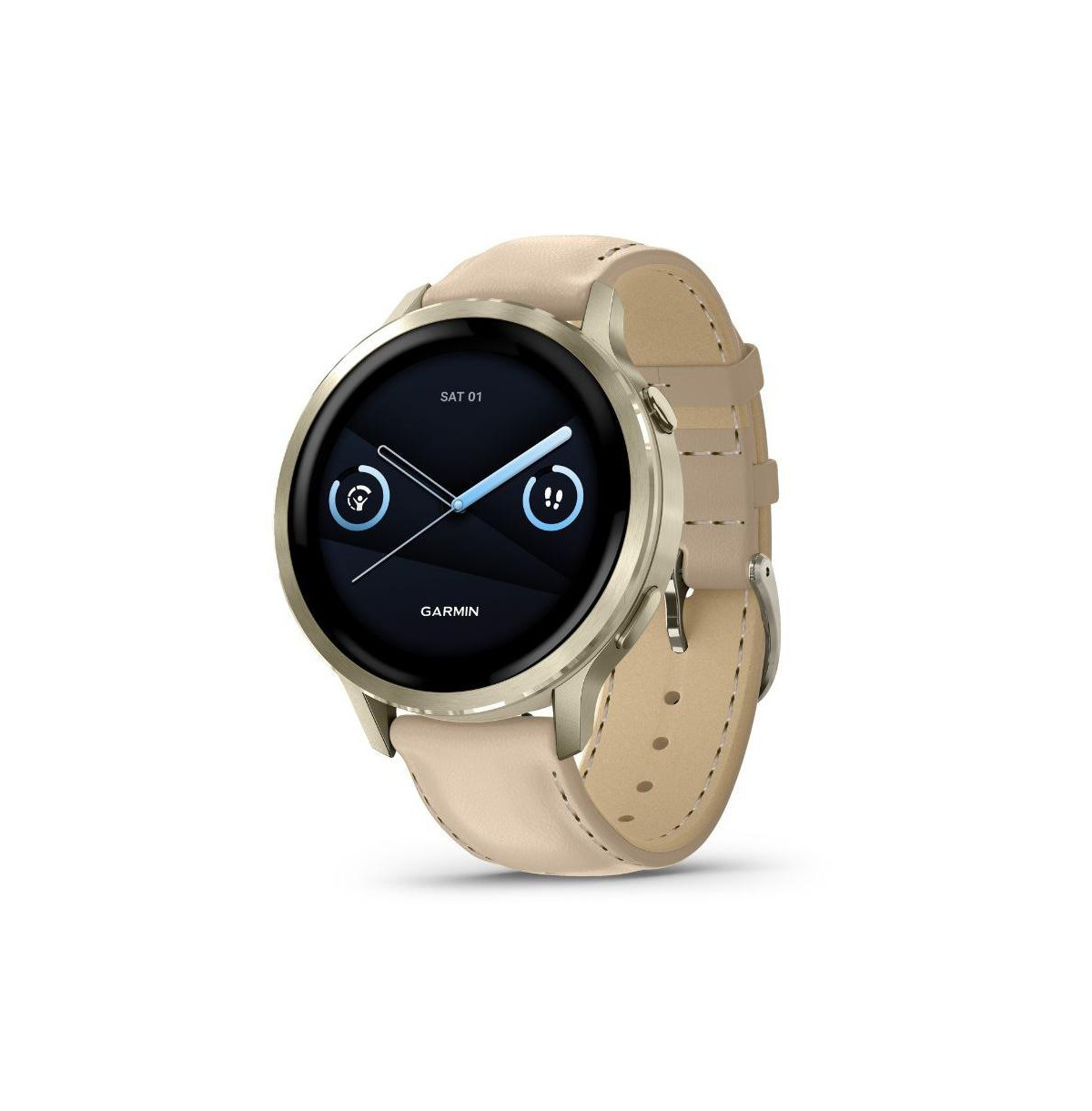 Garmin - Venu 4 Smartwatch 41mm - Light sand leather band | Macy's