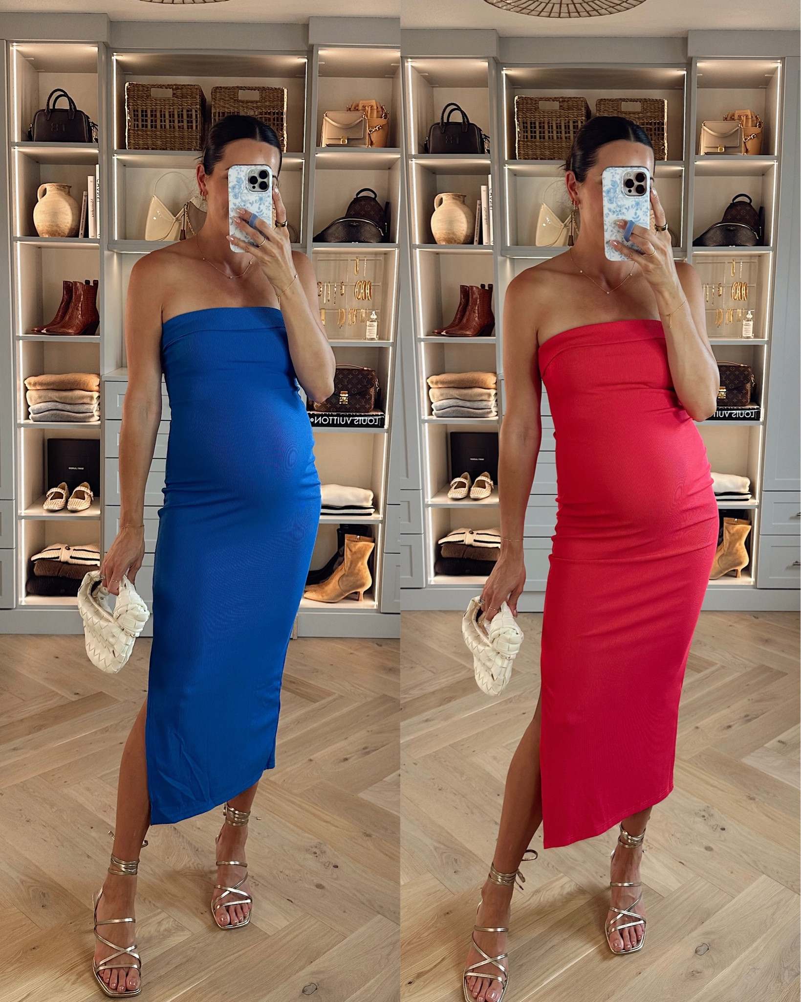 Amazon bump-friendly wedding guest dress 👗 I’m 29 weeks and wearing my true pre-pregnancy size S! 

Heels: true to size, size up if between 

#LTKWedding #LTKBump #LTKFindsUnder50