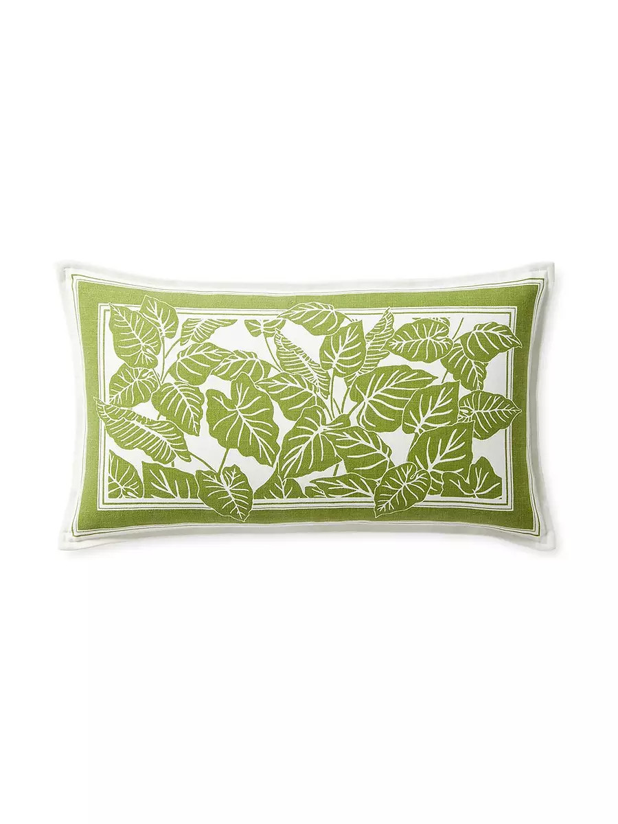 Frond Outdoor Pillow Cover | Serena and Lily