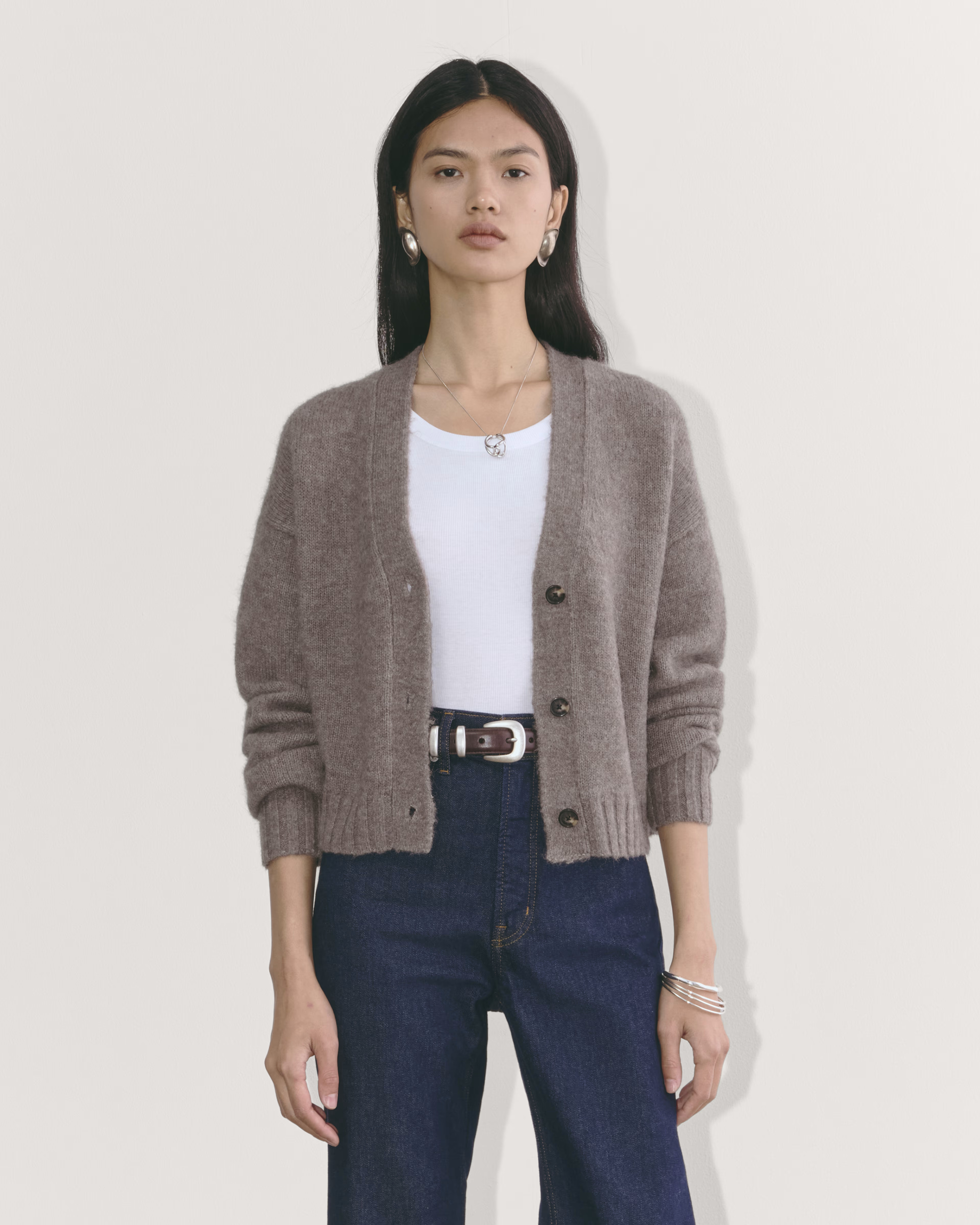 The Boxy Cardigan in Alpaca | Everlane