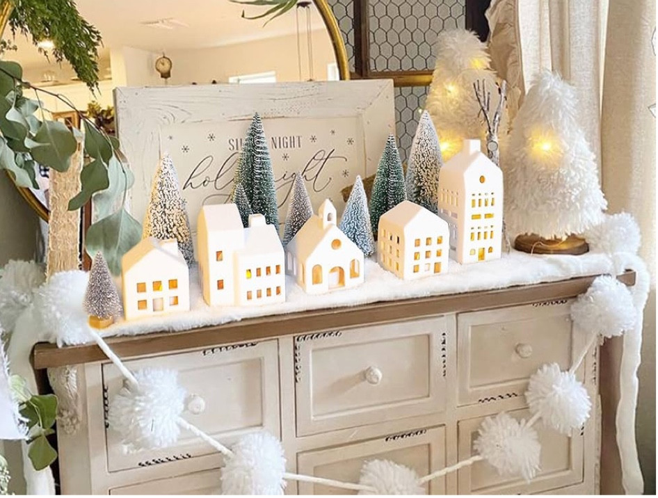 WHITE CHRISTMAS VILLAGE
🤍
Who doesn’t love a festive Christmas village? And this one comes with the ceramic houses, trees and a remote!

White Christmas Village, White Christmas Decor

#LTKStyleTip #LTKSeasonal #LTKHome
