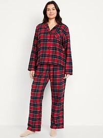 Flannel Pajama Set for Women | Old Navy (US)