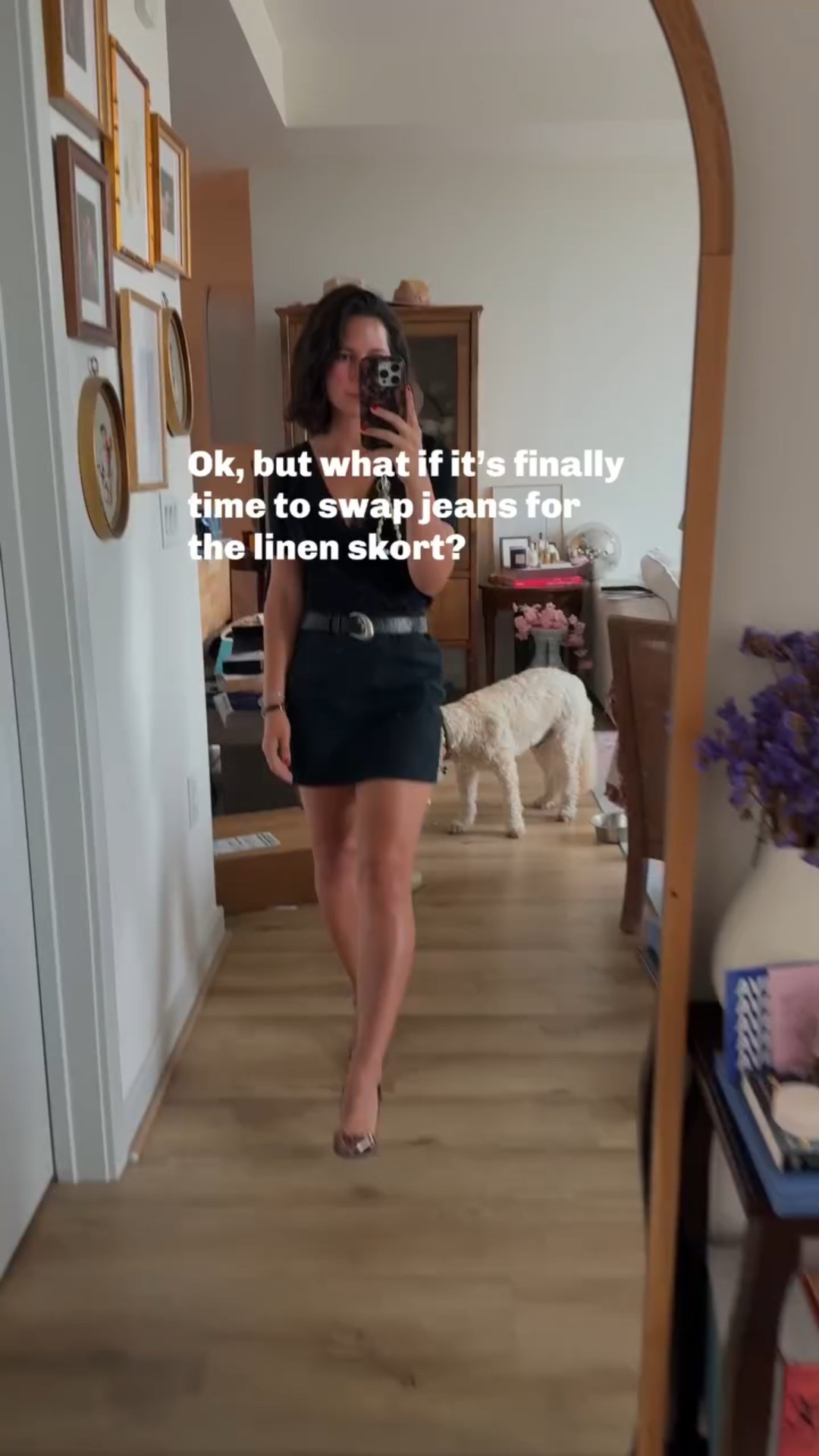 We love a skort moment - comment OUTFIT if you want me to send you the outfit details, date night outfits 

#LTKPetite #LTKootd