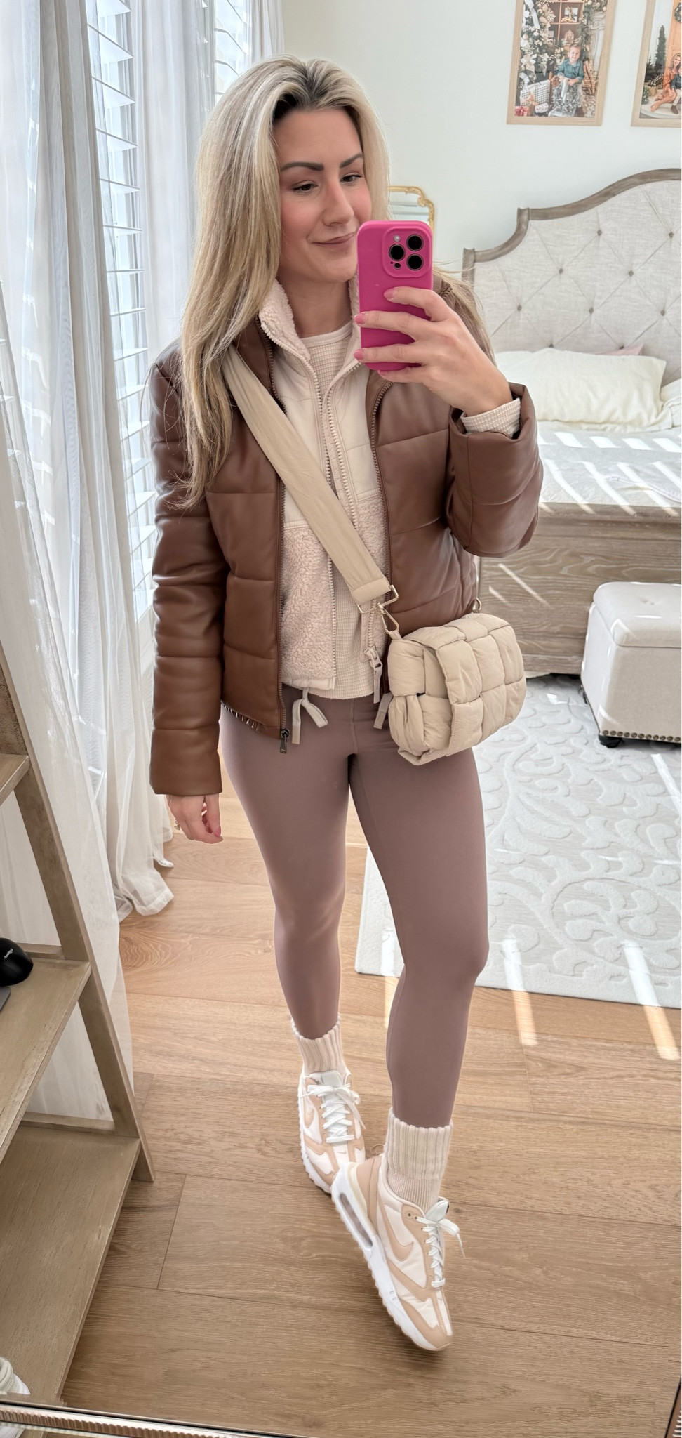 Casual mom outfit of the day! 🫶🏼 lots of layering for chilly mornings that turn into sunny afternoons! Wearing small in everything but medium in the leggings! 🤎 

#amazonfashion #amazonstyle #amazonwinterstyle #targetstyle #targetactivewear #targetfashion #targetoutfit #targetleggings #puffercoat #amazonwinteroutfit #amazonoutfit #casualoutfit #momoutfit #everydayoutfit #comfyoutfit #neutraloutfit #neutralstyle #pufferbag #amazondeals #dailyoutfitinspo #leggingsoutfit #sneakersoutfit  #styleover30 #winteroutfit #casualstyle #comfystyle

#LTKActive #LTKStyleTip #LTKFindsUnder50