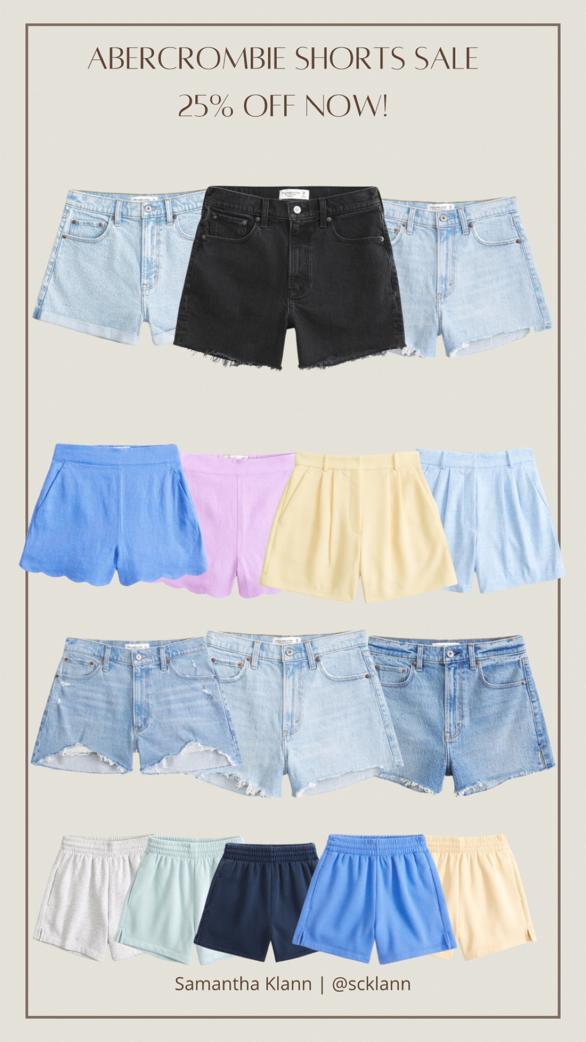 Abercrombie Shorts Sale! 

#LTKStyleTip #LTKSeasonal #LTKFindsUnder50