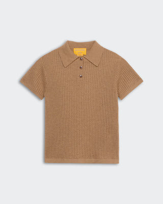 Shrunken Polo - Almond | Guest In Residence
