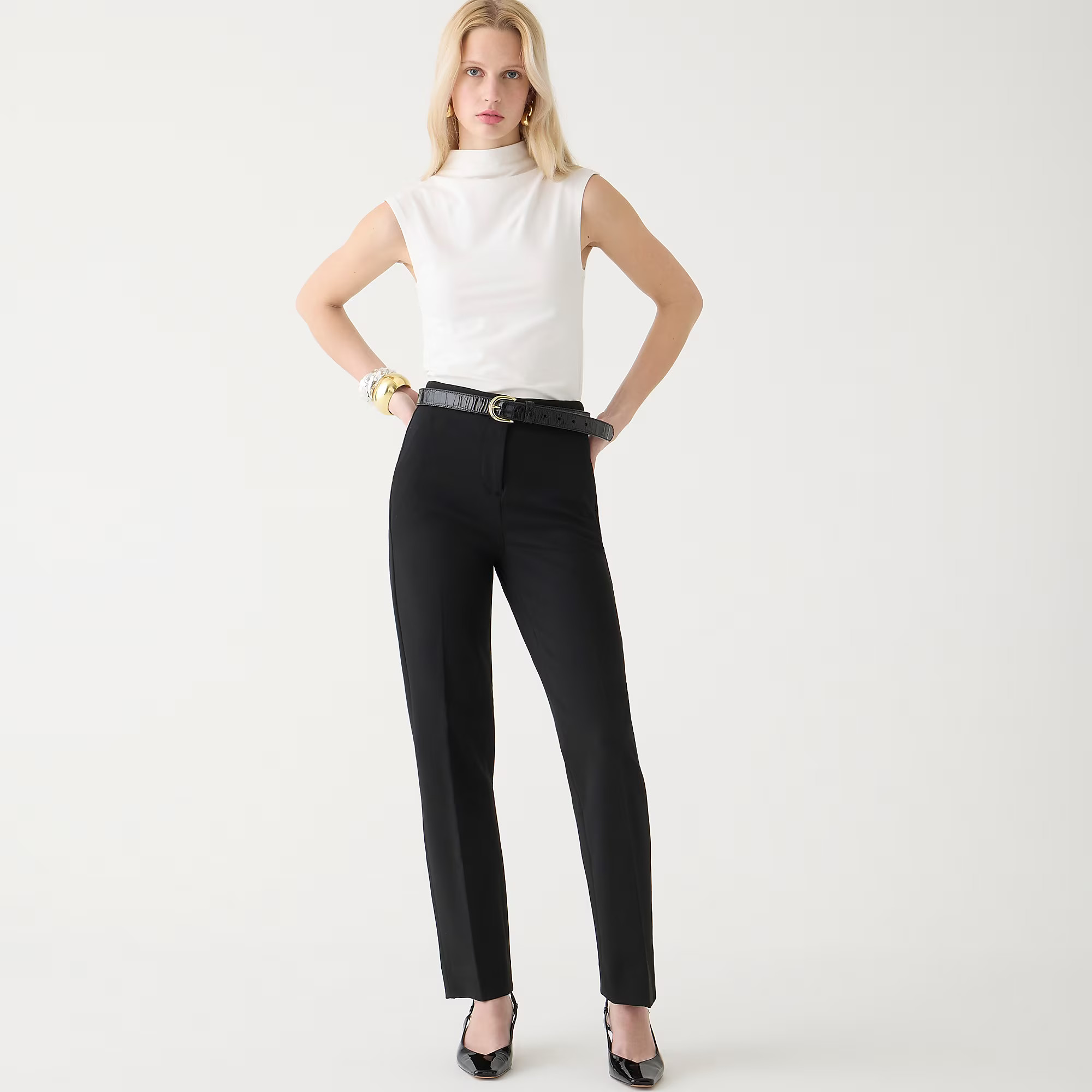 Kate straight-leg pant in four-season stretch | J. Crew US