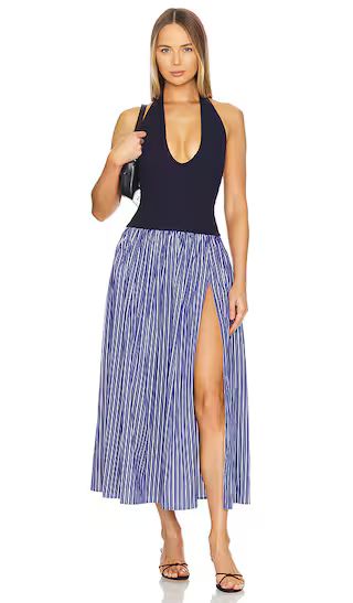 Andi Maxi Dress in Navy Stripe & Solid | Revolve Clothing (Global)