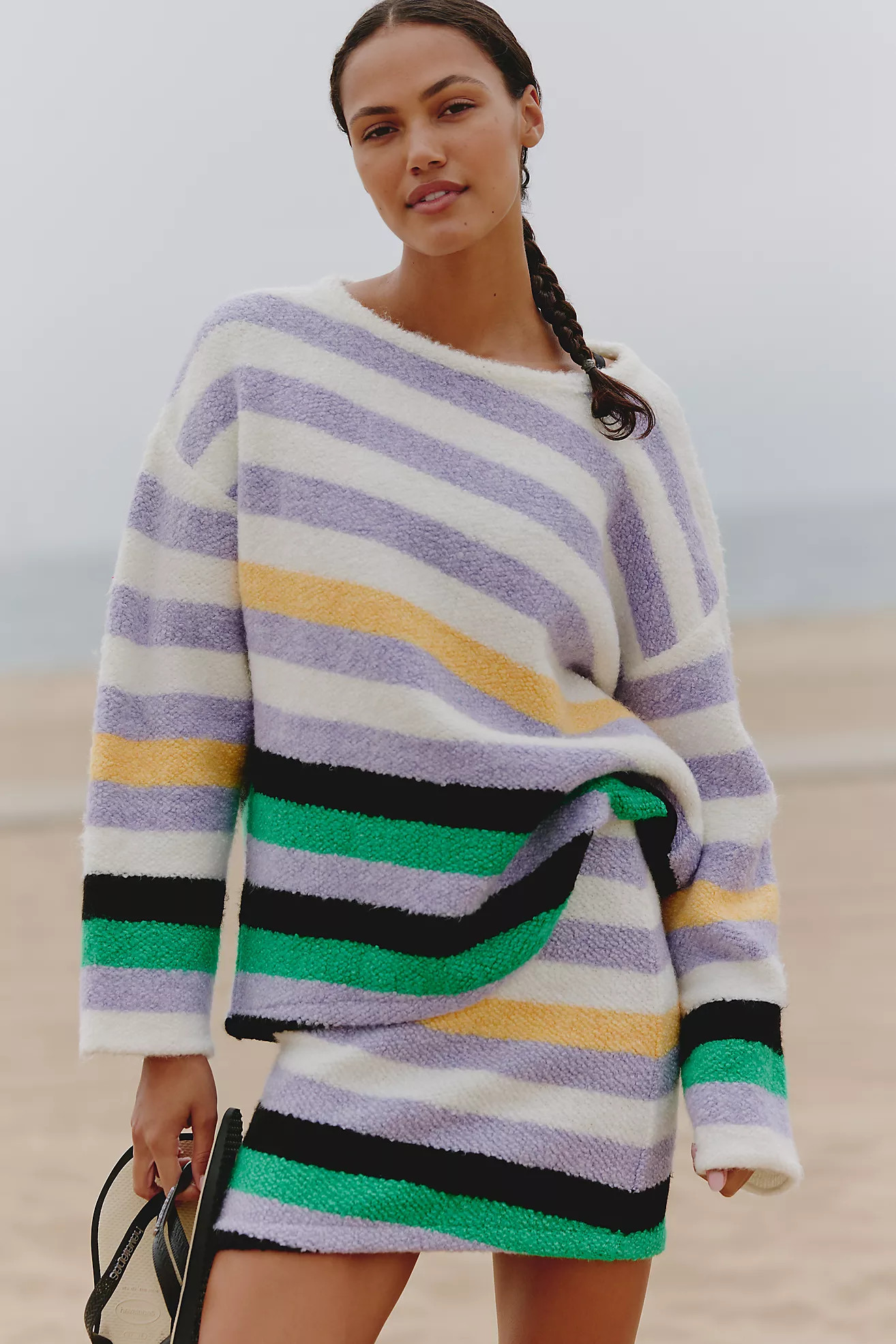 Daily Practice Cozy Stripe Pullover Sweater | Anthropologie (US)