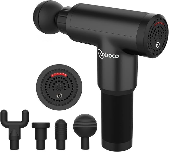 Massage Gun, Percussion Massage Device Cordless Handheld Vibration Deep Tissue Muscle Massager Gu... | Amazon (US)