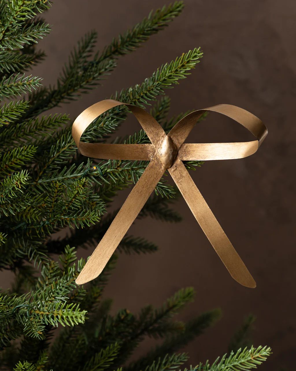 Brass Bow Clip Ornament | McGee & Co.