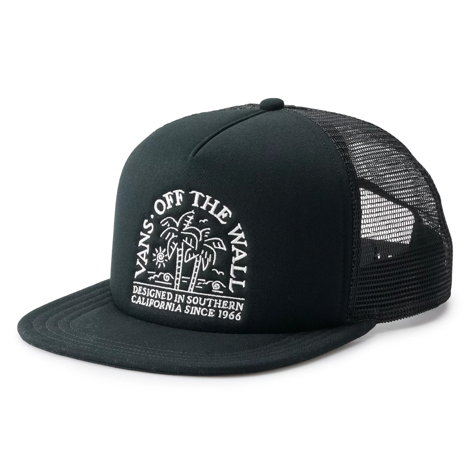 Men's Vans Embroidered Combo Trucker Snapback Hat, Black | Kohl's