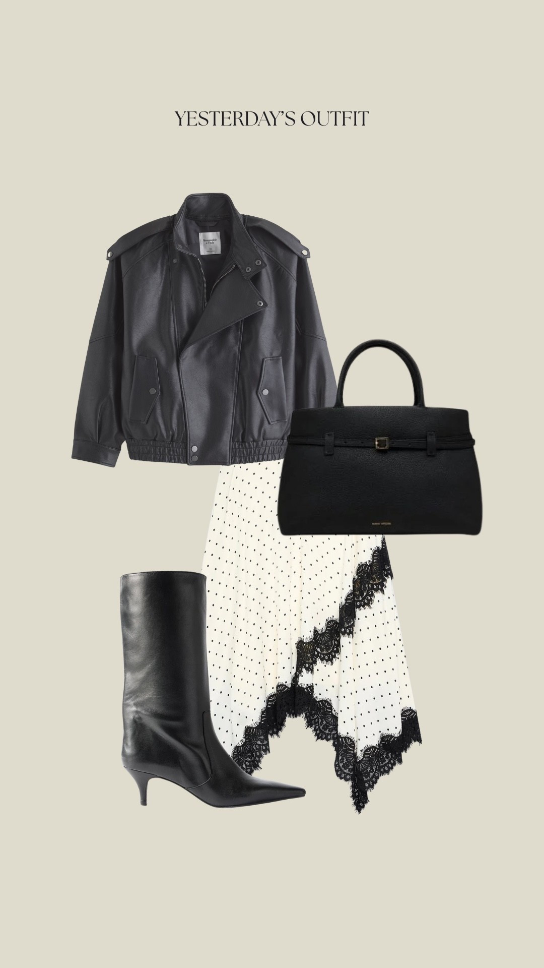 Weekend outfit / styling polka dots 