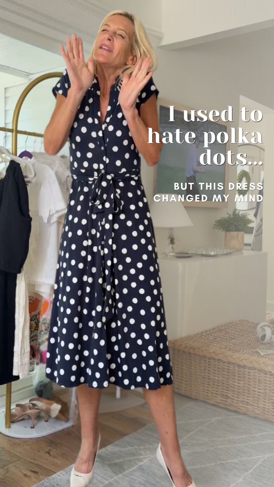 I used to hate polka dots... but this dress changed my mind 💁🏻‍♀️
Stretchy. Flattering. Has pockets. Looks chic, feels like jammies.



#LTKTravel #LTKStyleTip