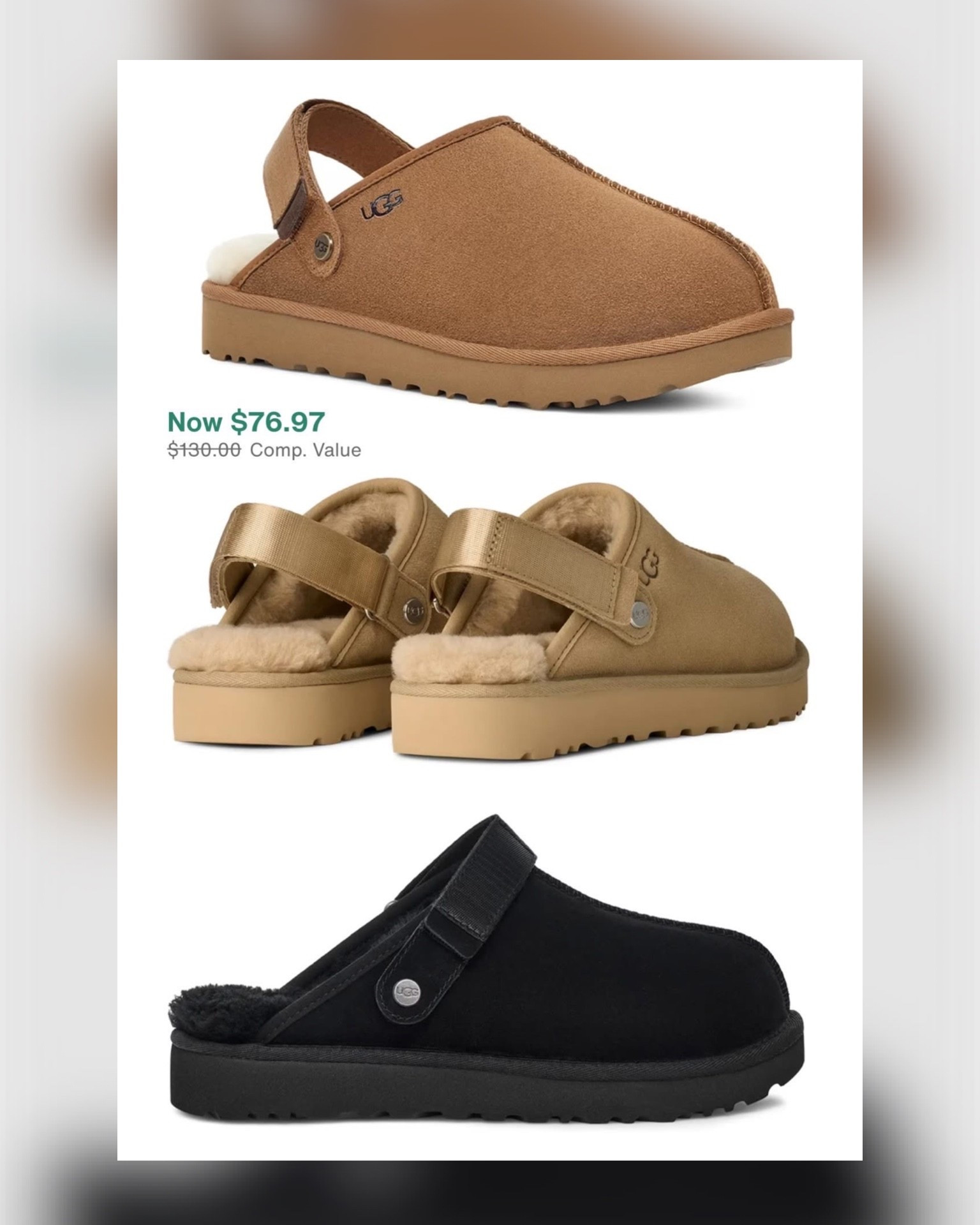 UGG Lanah Clogs on sale at DSW for $76.97 today - normally $130!! Super rare deal on UGGs, so sizes are going fast. Three great neutrals to choose from in this ultra comfy clogs! 

#LTKFindsUnder100 #LTKSaleAlert #LTKSeasonal