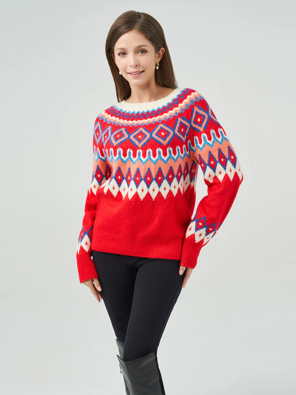 Fair Isle Crewneck Sweater | 89th + Madison