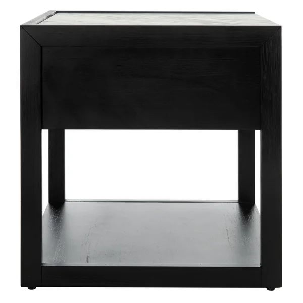 Adeline 1 - Drawer Nightstand in Dark Chocolate | Wayfair North America