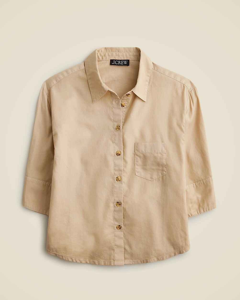 Herringbone twill button-up shirt | J. Crew US