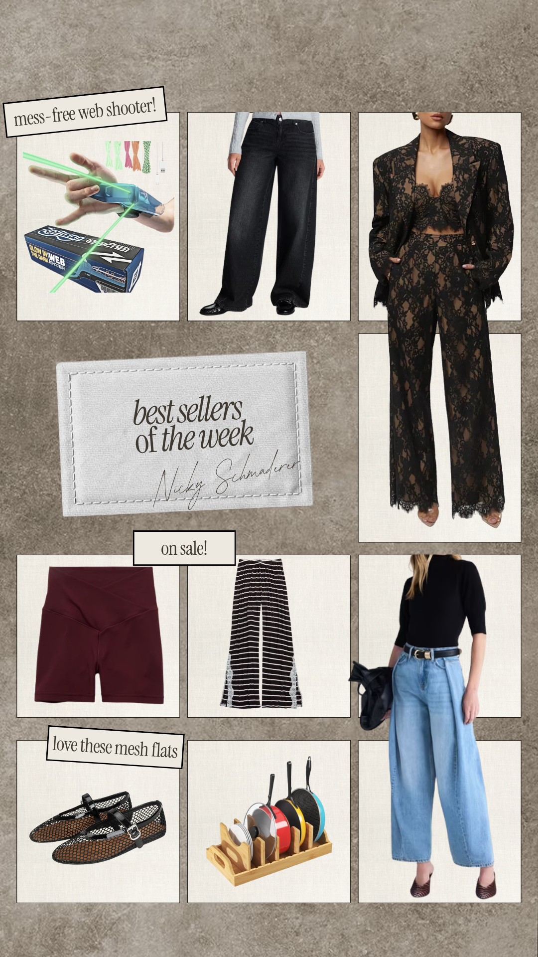 This week's top sellers 🤍

top sellers, new arrivals, sale alert, denim, matching set, mom life, active, lounge wear, mesh shoes, kitchen finds, nicky schmaderer 

 #LTKootd #LTKSaleAlert