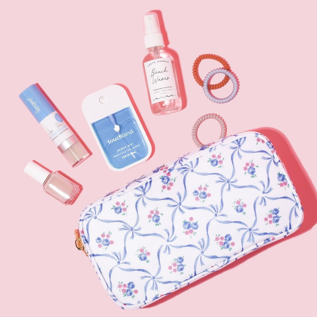 LoveShackFancy x Stoney Clover Lane Blue Ribbon Small Pouch | Stoney Clover Lane